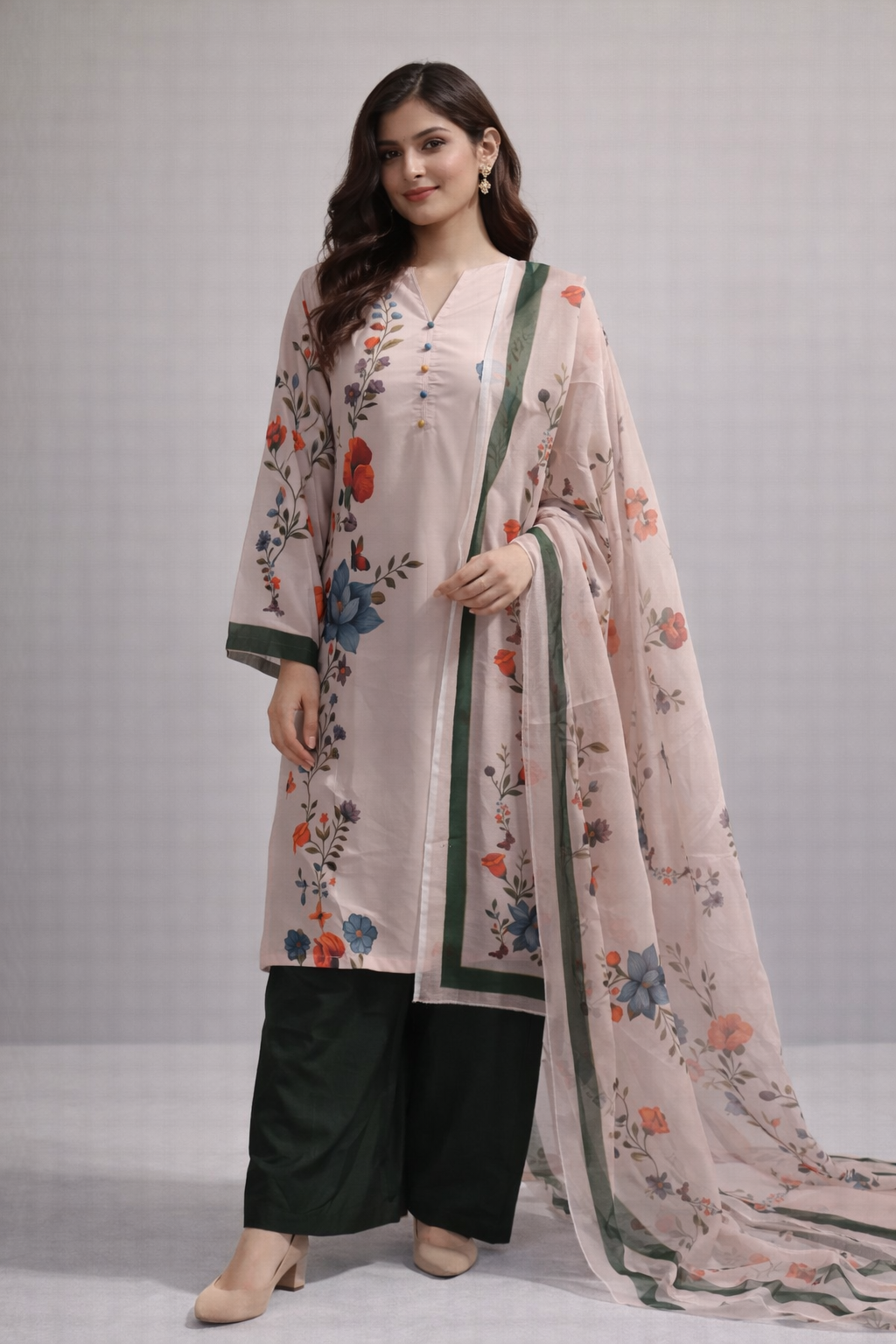 Multi floral 3pc