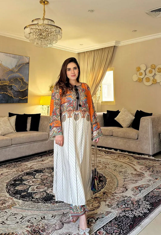 EID COLLECTION ANAYA CO-ORD DIGITAL PRINTED 2PC