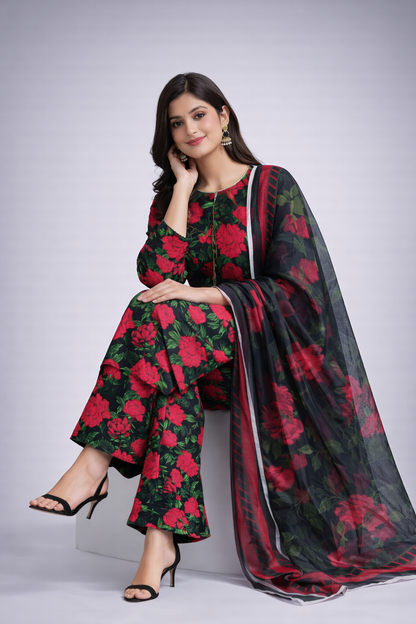 Red roses 3 pc