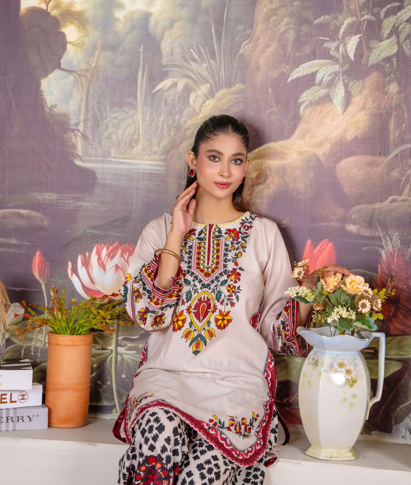 Nazneen Digital printed 2pc