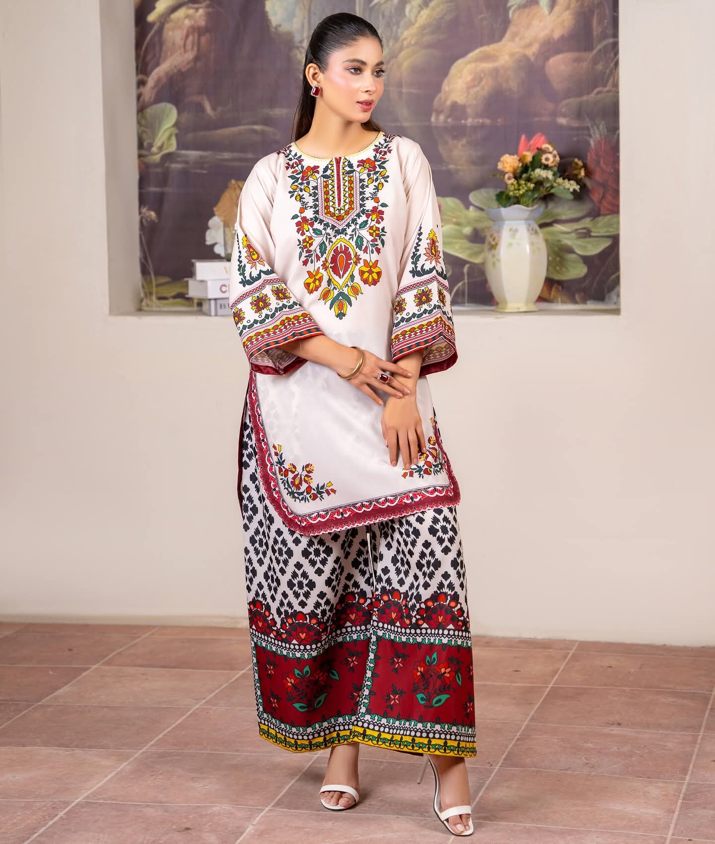 Nazneen Digital printed 2pc