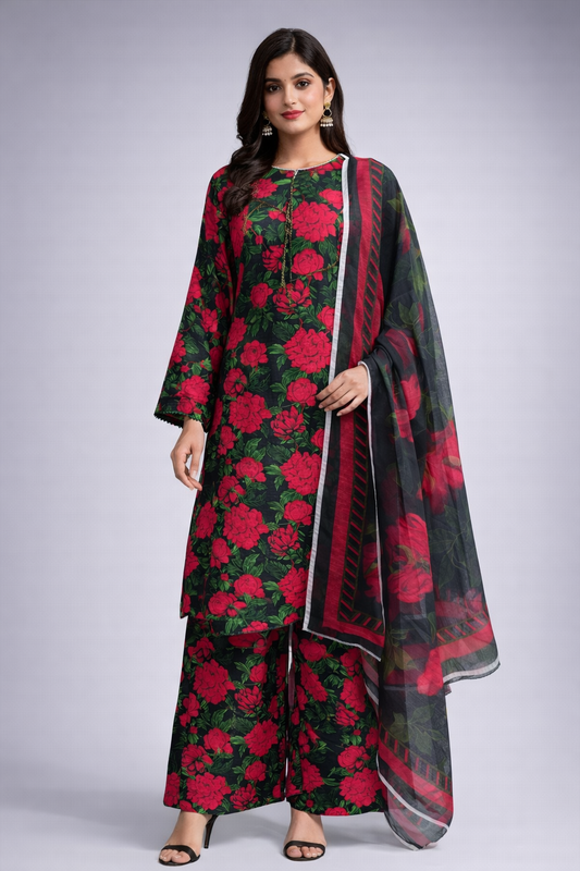 Red roses 3 pc